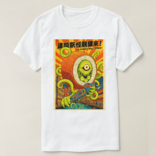 Lebendige California Roll Terror Monster Sushi Kai T-Shirt