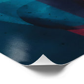 Lebendige chromatische Harmonie Poster (Ecke)