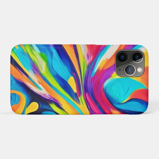 Lebendige Energieexplosion Case-Mate iPhone Hülle (Rückseite (Horizontal))