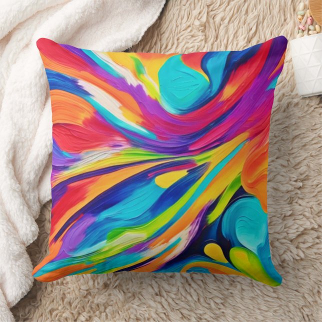 Lebendige Energieexplosion Kissen (Decke)