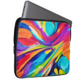 Lebendige Energieexplosion Laptopschutzhülle (Vorne Rechts)