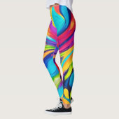Lebendige Energieexplosion Leggings (Links)