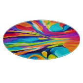 Lebendige Energieexplosion Schneidebrett (Ecke)