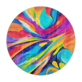 Lebendige Energieexplosion Schneidebrett