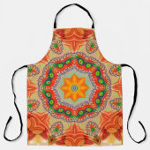 Lebendige Energiefarben: Mandala-Design. Schürze (Vorderseite)