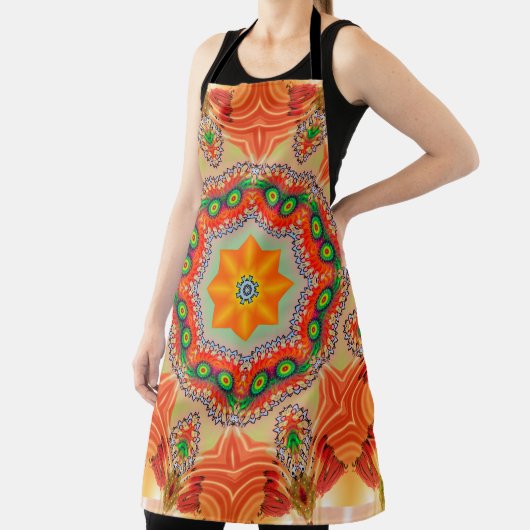 Lebendige Energiefarben: Mandala-Design. Schürze (InSitu)