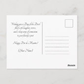 🌹 lebendige Erinnerung: Ein Tribut an Día de Muer Postkarte (Rückseite)