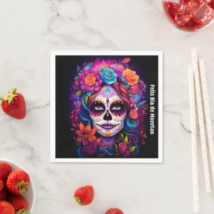 🌹 lebendige Erinnerung: Lady Catrina in Bloom 🌹 Serviette