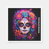 🌹 lebendige Erinnerung: Lady Catrina in Bloom 🌹 Serviette (Vorderseite)