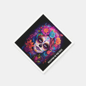 🌹 lebendige Erinnerung: Lady Catrina in Bloom 🌹 Serviette (Ecke)
