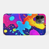 Lebendige Explosion der Farbkunst Case-Mate iPhone Hülle (Rückseite (Horizontal))