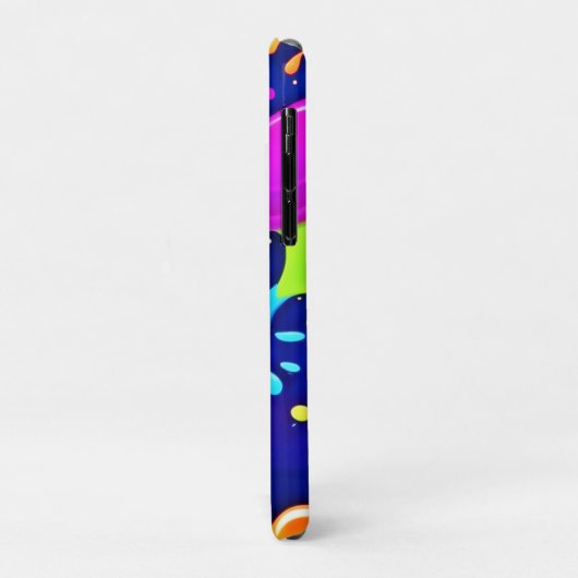 Lebendige Explosion der Farbkunst Case-Mate iPhone Hülle (Hinten/Links)