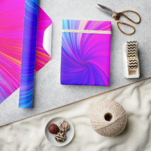 Lebendige Farbästhetik-Muster Geschenkpapier