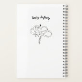 Lebendige Farbe Notizblock (Rückseite)