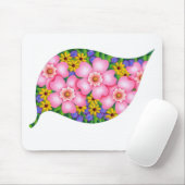 Lebendige Farben der Blumen. Mousepad (Mit Mouse)
