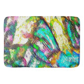 Lebendige Farben - Rustikal und grob wie Raub Badematte (Vorderseite)