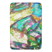 Lebendige Farben - Rustikal und grob wie Raub Badematte (Vorderseite Vertikal)