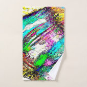 Lebendige Farben - Rustikal und grob wie Raub Badhandtuch Set (Handtuch)