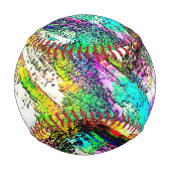 Lebendige Farben - Rustikal und grob wie Raub Baseball (Rückseite)