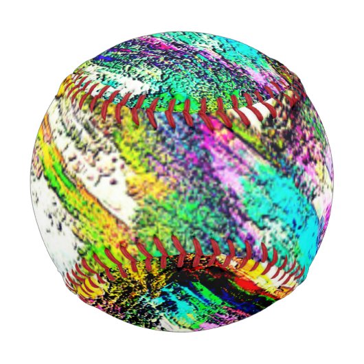 Lebendige Farben - Rustikal und grob wie Raub Baseball (Rückseite)