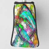 Lebendige Farben - Rustikal und grob wie Raub Golf Headcover (Rotieren 90)