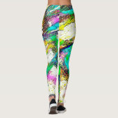 Lebendige Farben - Rustikal und grob wie Raub Leggings (Rückseite)