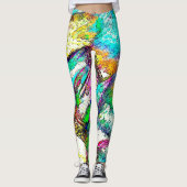 Lebendige Farben - Rustikal und grob wie Raub Leggings (Vorderseite)