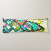 Lebendige Farben - Rustikal und grob wie Raub Seitenschläferkissen (Rückseite)