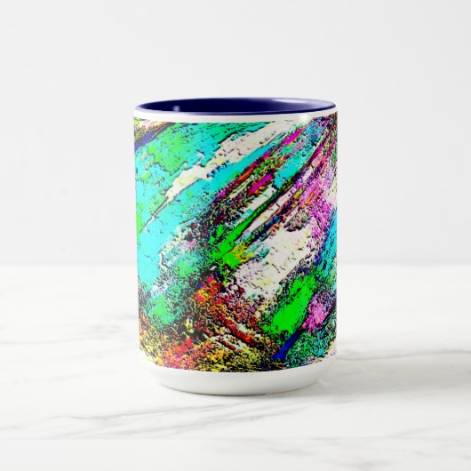 Lebendige Farben - Rustikal und grob wie Raub Tasse (Zentrum)