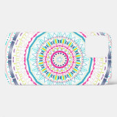 Lebendige farbenfrohe Mandala-Kunst Case-Mate iPhone Hülle (Rückseite (Horizontal))