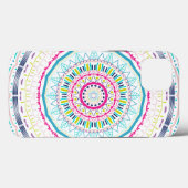 Lebendige farbenfrohe Mandala-Kunst Case-Mate iPhone Hülle (Rückseite (Horizontal))