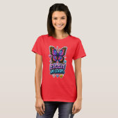 Lebendige Farbexplosion Damen T-Shirt (Vorne ganz)