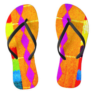 Lebendige Farbharmonie Badesandalen