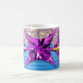Lebendige Farbige Geometrische Sternmuster-Kaffeet Kaffeetasse (Mittel)