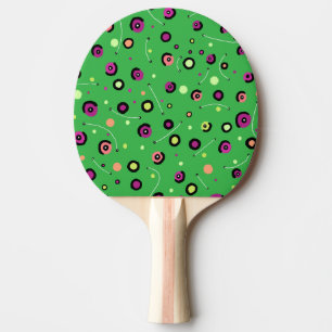 Lebendige Farbige Muster Boho Ping Pong Tischtennis Schläger