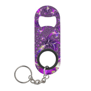 Lebendige Farbige Trippy Groovy Boho Spirale Frakt Mini Flaschenöffner