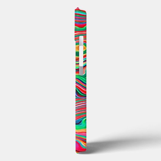 Lebendige Farbkonturen Abstrakt Case-Mate iPhone Hülle (Rückseite / Links)