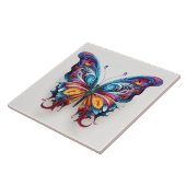 lebendige Farbschmetterling Fliese (Seite)