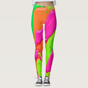 Lebendige Farbverschmelzung Leggings