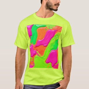 Lebendige Farbverschmelzung T-Shirt