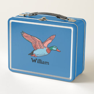 Lebendige fliegende Enten-Illustration Metall Brotdose