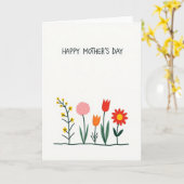 Lebendige Flora Muttertagskarte Karte (Gelbe Blume)