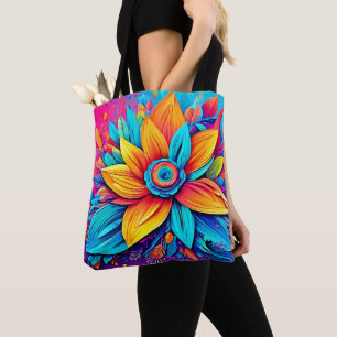 Lebendige florale Kunstwerke Tasche