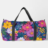 Lebendige Florale Sporttasche Duffle Bag (Vorderseite)