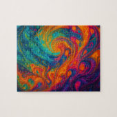 Lebendige Fluidkunst Puzzle (Horizontal)