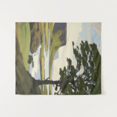 Lebendige Flusslandschaft und Tal Wandteppich (Vorderseite (Horizontal))