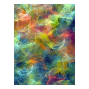 Lebendige Fraktal-Nebel-Swirbel-Energie Fotodruck