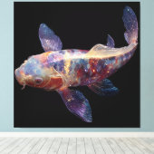 Lebendige Galaxy Koi Leinwanddruck (Insitu (Holzboden))