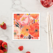 Lebendige Gartenparty Serviette (Beispiel)