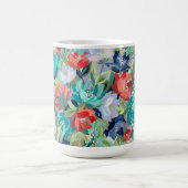 Lebendige Gartensymphonie Kaffeetasse (Mittel)